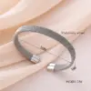 Wholesale C Shape Solid Color Stainless Steel INS Style Simple Style Cuff Bracelets