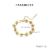 Ion Plating (IP) 18K Gold Plated Solid Color 304 Stainless Steel Vacation Simple Style Waterproof Non Tarnish 304 Stainless Steel Bracelets