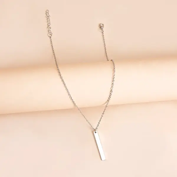 Wholesale Jewelry Simple Style Geometric 304 Stainless Steel Black Plated