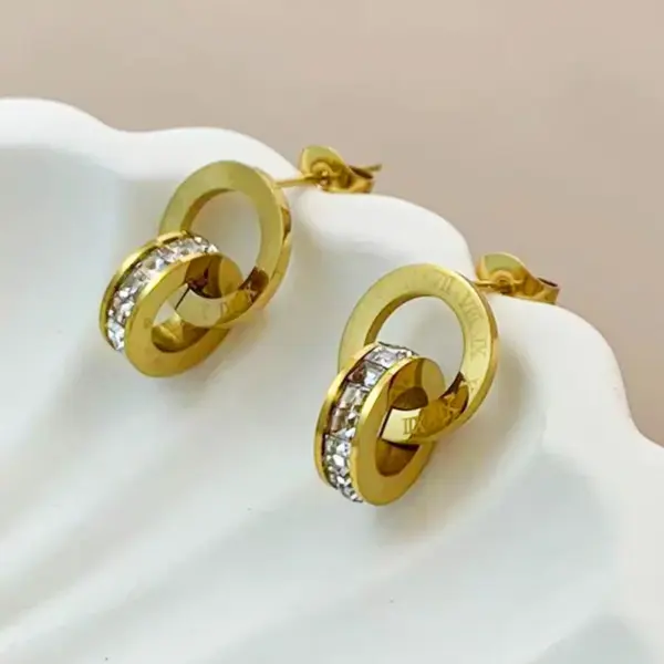 Wholesale 1 Pair Stainless Steel Oval Heart Imitation Pearl Flower Inlaid Diamond Earrings, Unisex Daily Wear Earrings, Suitable For Valentine's Day Or Important Holidays As Gifts For Relatives And Friends.