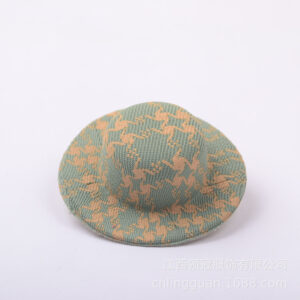 Retro printed pattern korean green