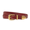 Wholesale Guangzhou Rhododendron Woven Belt with Jeans Casual Pants