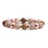 Fashion Geometric Natural Stone No Inlaid Bracelets