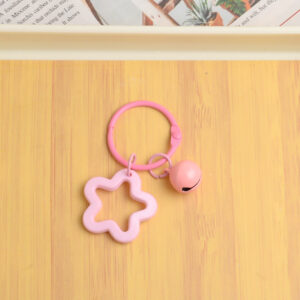 Pink five-pointed star + card ring +14 Bell
