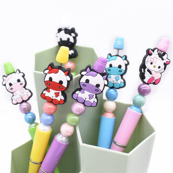 Wholesale DIY Creative Cartoon Cow Pen Beads