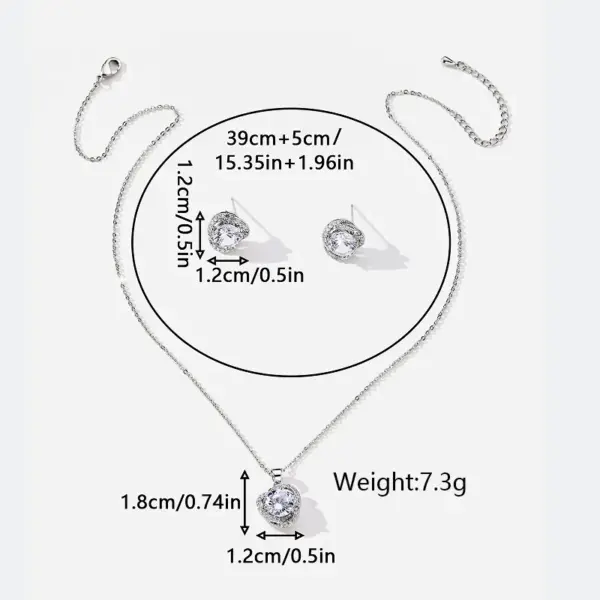 Wholesale 1 Pair Basic Simple Style Heart Shape Plating Inlay Copper Zircon 18k Gold Plated Ear Studs