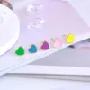 Wholesale Simple Style Heart Plating Copper Earrings Ear Studs