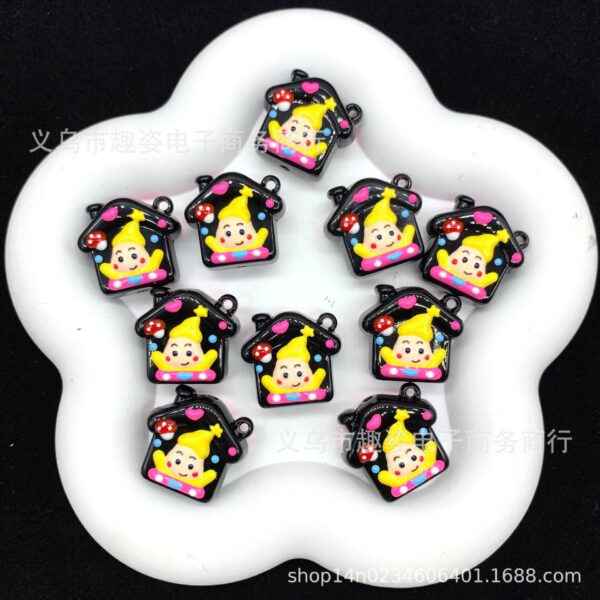 Wholesale Colorful little house beads, loose beads, string beads