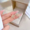 Wholesale PVD Coated Real Gold Plated Star Titanium Steel Copper Simple Style Waterproof Non Tarnish Earrings Necklace