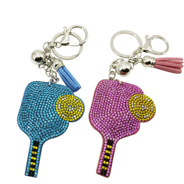 Wholesale Diamond studded sports keychain