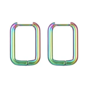 N Rectangular Ear Clip Color One