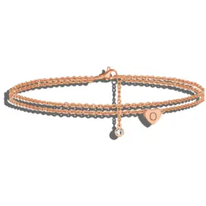 Rose Gold / E414-Gold Cross Bracelet-KN0248-MI-N200029O