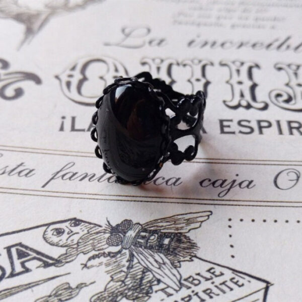 Wholesale Hot Gothic ring Gothic jewelry factory direct sales
