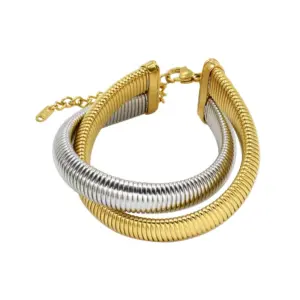Ys827 12mm Gold Bracelet