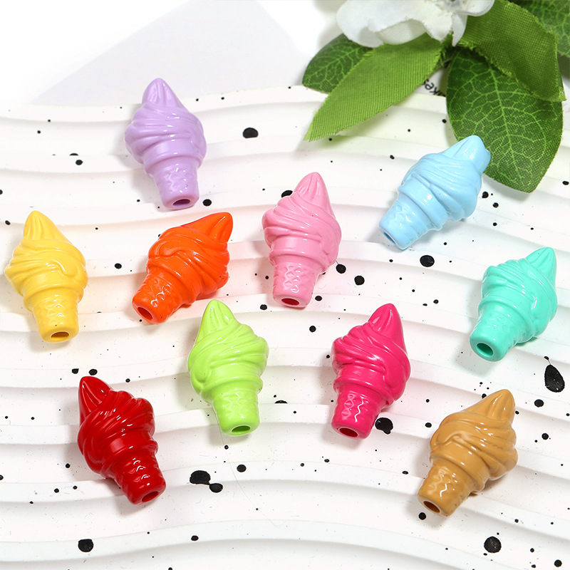 Wholesale Summer Colorful Ice Cream Beading DIY