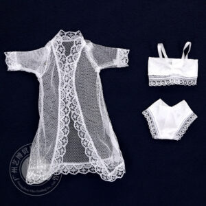 White 600200 / Height 29cm 11.5 inch doll pajamas