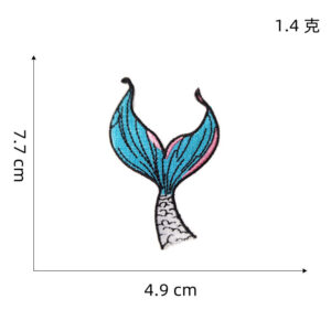 1# beauty women's tail self-adhesive cloth stickers