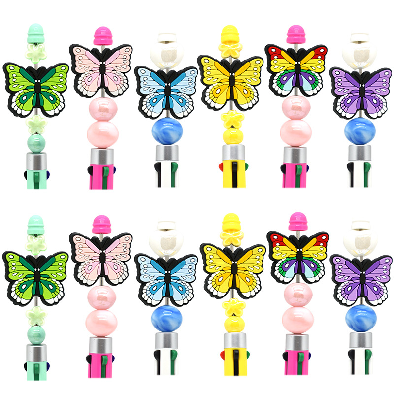 Wholesale Random Flower Butterfly Beaded Chilen's Pendant Decoration