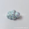 Wholesale Acrylic electroplating non-peeling vertical hole cloud beaded diy cloud mobile phone hanging chain car hanging beaded pen accessories