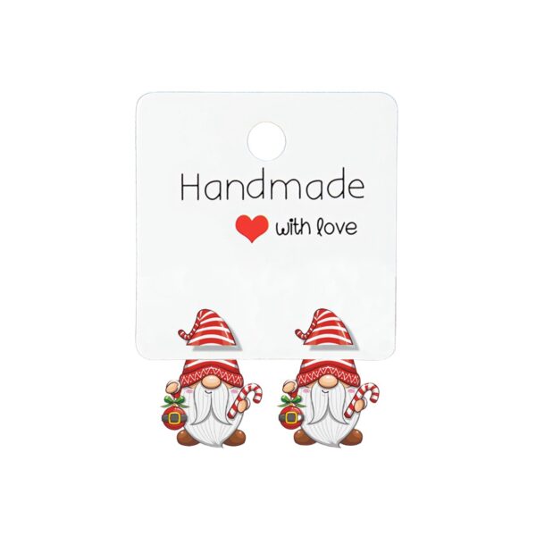 Wholesale Christmas-themed acrylic earrings