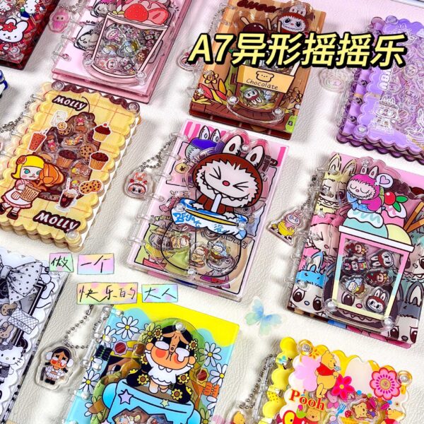 Wholesale A7 acrylic loose-leaf notebook