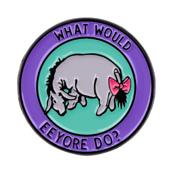 Wholesale Quote Brooch Cartoon Metal English Letter Badge