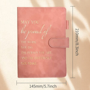 Pink single book with hemming buckle