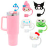 Wholesale 10mm STANLEY Stanley straw cap Sanrio straw sleeve dust plug cute cup decoration