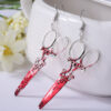 Wholesale Bloody Horror Halloween Earrings