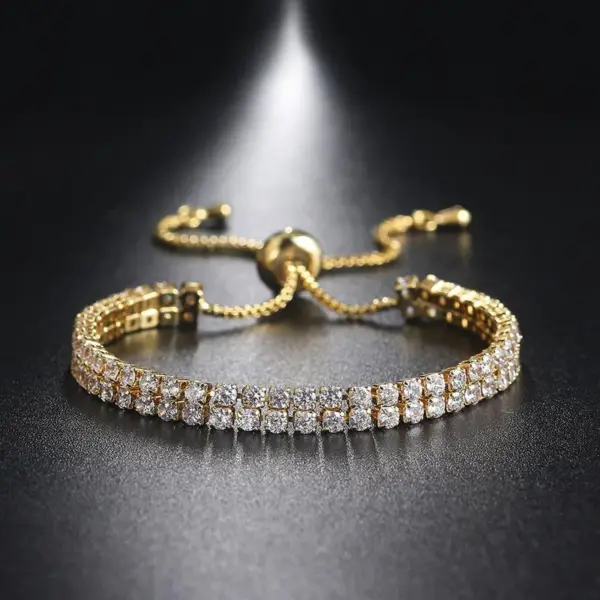 Wholesale Geometric Copper Fashion Bracelets Tennis Bracelet