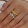 Wholesale Jewelry Simple Style Flower 304 Stainless Steel PVD Coated Plating Open Rings