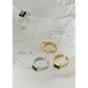 Wholesale PVD Coated Real Gold Plated 18K Gold Geometric 304 Stainless Steel Fashion Waterproof Non Tarnish