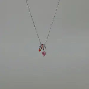 Silver Loving Heart Zircon