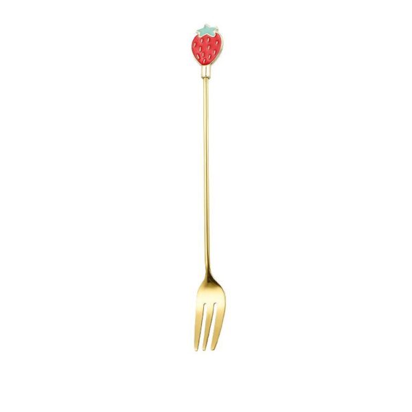 Wholesale spoon fork cartoon tableware cute dessert spoon