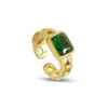 Wholesale PVD Coated Real Gold Plated 18K Gold Geometric 304 Stainless Steel Fashion Waterproof Non Tarnish