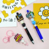 oly-fdde7cc4f93b92b0d68607178cca8496 Wholesale Coee Series PVC Soft Rubber Bead DIY Ballint Pen