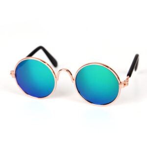 8CM / gold frame green mercury