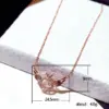 Wholesale Jewelry Fashion Geometric Copper Diamond Necklace