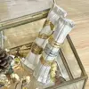 Wholesale PVD Coated 18K Gold Real Gold Plated Solid Color 304 Stainless Steel Casual Waterproof Non Tarnish Open Ring