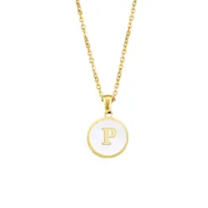 Letter P / 18K Furnace Real Gold