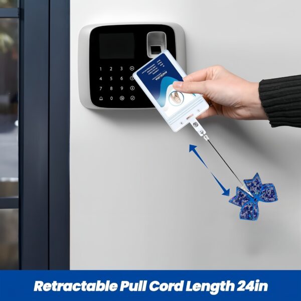 Wholesale New Shiny Acrylic Butterfly Tie Swivel Easy Pull-up Alligator Clip Easy Pull-up Telescopic Buckle ID Buckle Badge Clip