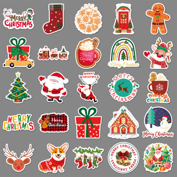 Wholesale 50PCS/PACK Christmas Graffiti Stickers