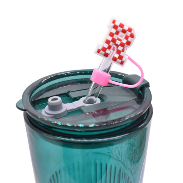 Wholesale Random 10pcs 8/10MM Pink Dust Plug Straw Hat Creative DIY Straw Accessories