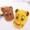 Wholesale Children's hat wholesale spring and autumn new sun hat three-dimensional cartoon cap embroidered lion shape baseball cap