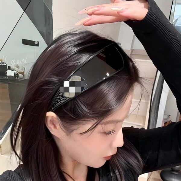 oly-fe48c4fef93e1f3ff8ac80e952736aaf Wholesale 2025 new futuristic hairband sunglasses women's two-in-one sunglasses fashion hot girl high-end glasses men's