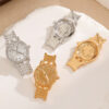 oly-fe57022f08ac1d42da7686ce9b662d4b Wholesale High-end watches and earrings, unique and trendy gold watch earrings for street style.