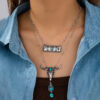 Wholesale Western style turquoise necklace