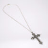 Wholesale European and American Baroque Cross Vintage Bohemian 1980 Madonna Pendant Gothic Necklace