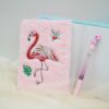 Wholesale Flamingo Plush Notebook DIY Handbook Notepad