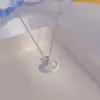 Wholesale Jewelry Elegant Shell 304 Stainless Steel Copper Artificial Pearls Zircon 18K Gold Plated K Gold Plated Plating Inlay Pendant Necklace
